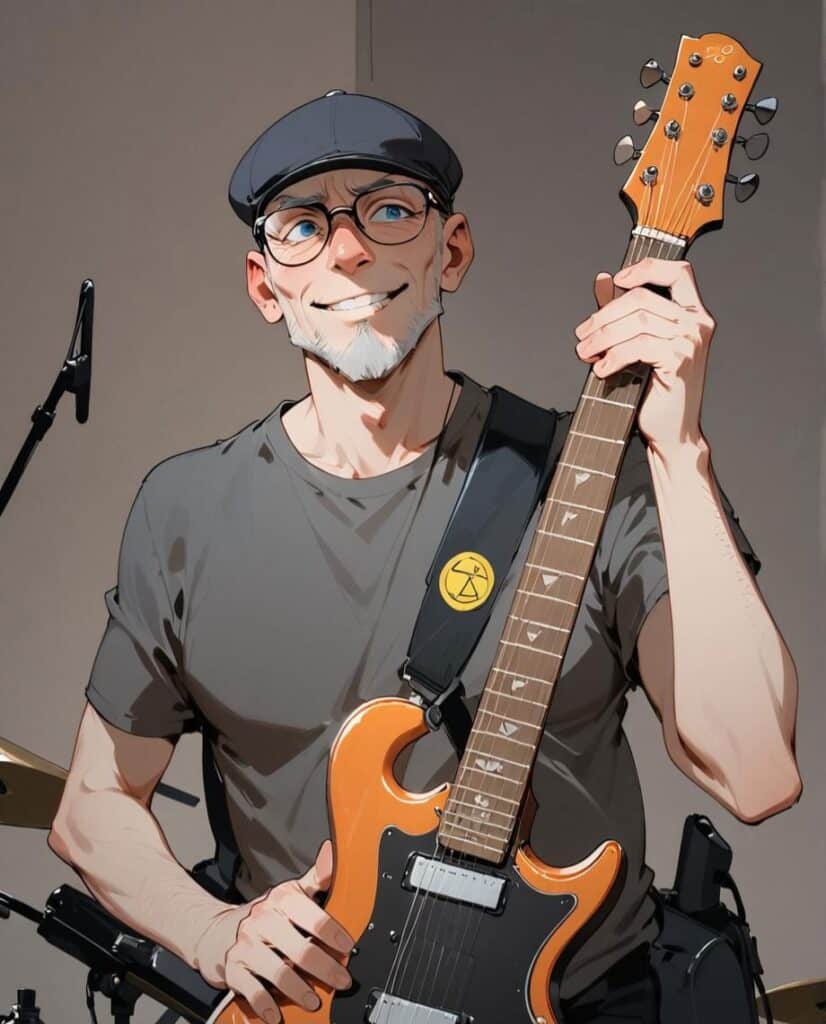 Guitar og vokal: Sten